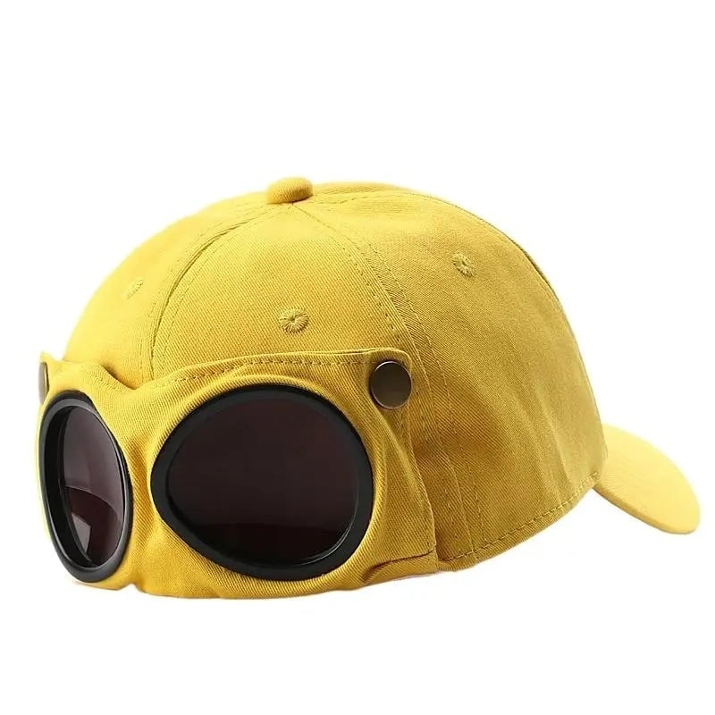 Versatile Goggle Pilot Baseball Cap