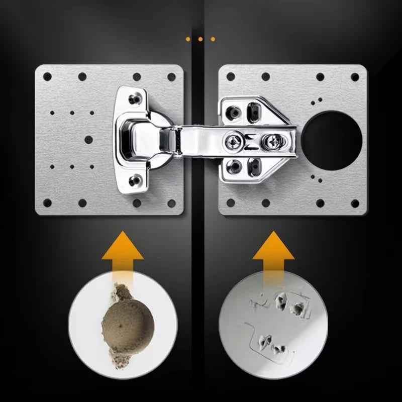 Heavy Duty Hinge Repair Plate with Screws