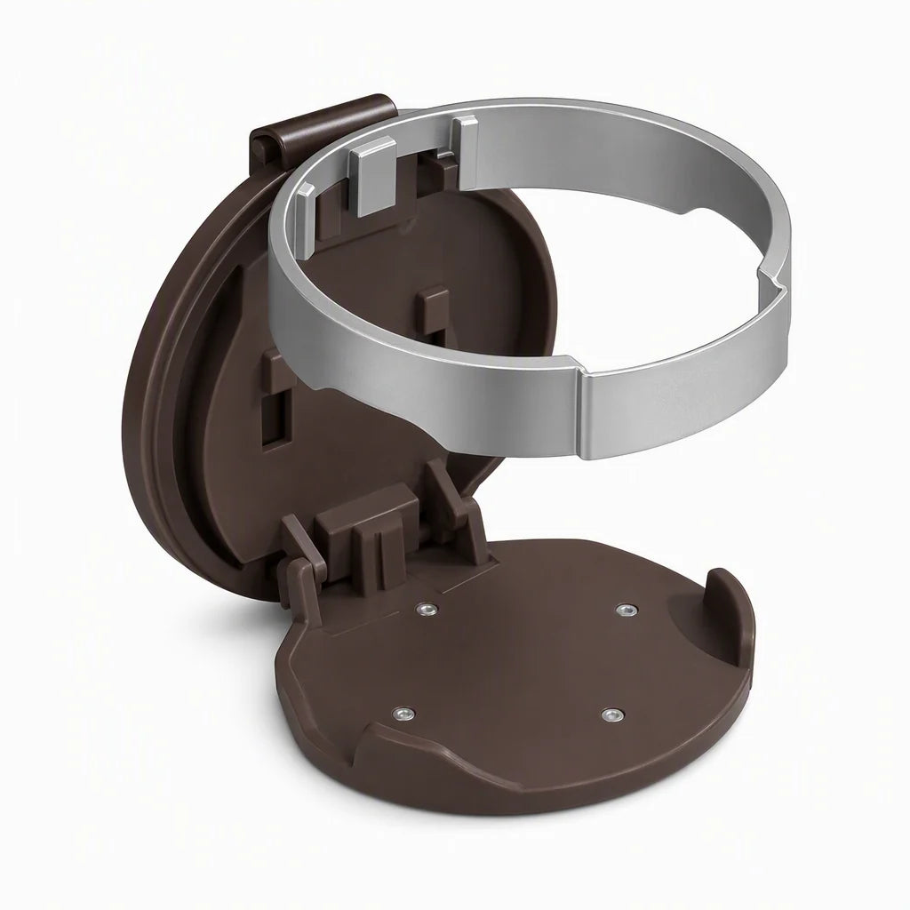 Foldable Car Door Cup Holder – Large diameter & clip-on