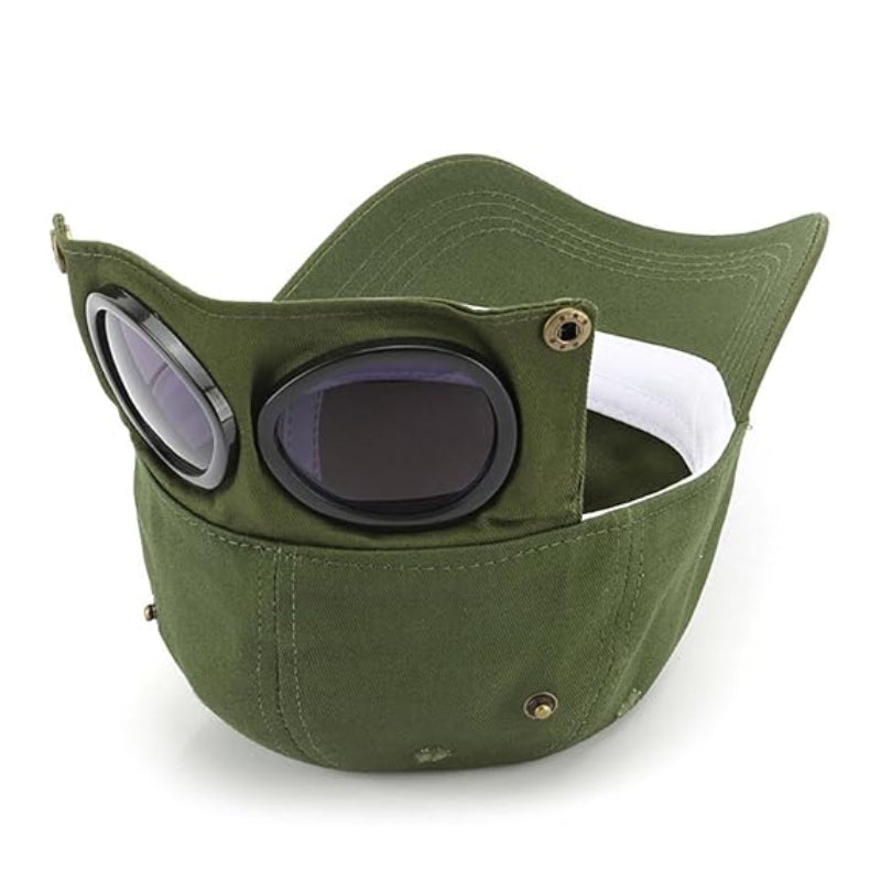 Versatile Goggle Pilot Baseball Cap