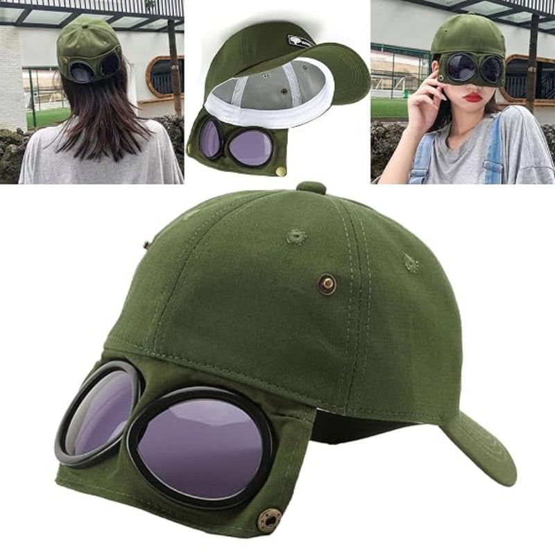 Versatile Goggle Pilot Baseball Cap