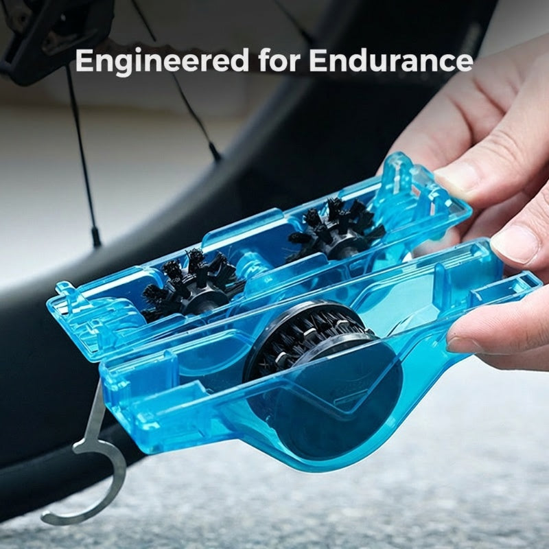 Bike Chain Scrubber – Deep Grease Removal, Cleans Internal Links & Easy-to-Use Ergonomic Design