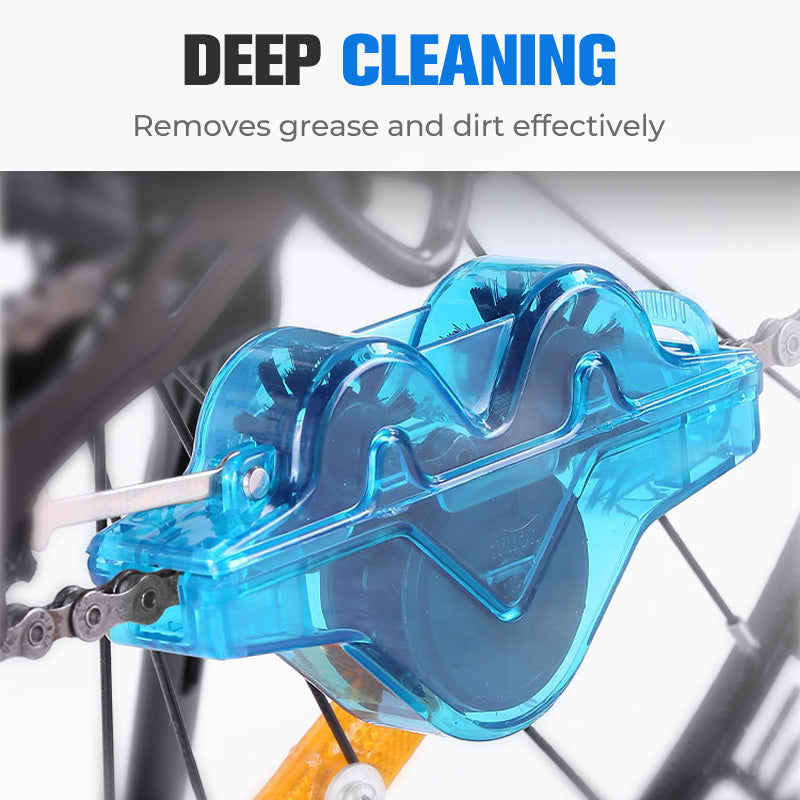 Bike Chain Scrubber – Deep Grease Removal, Cleans Internal Links & Easy-to-Use Ergonomic Design