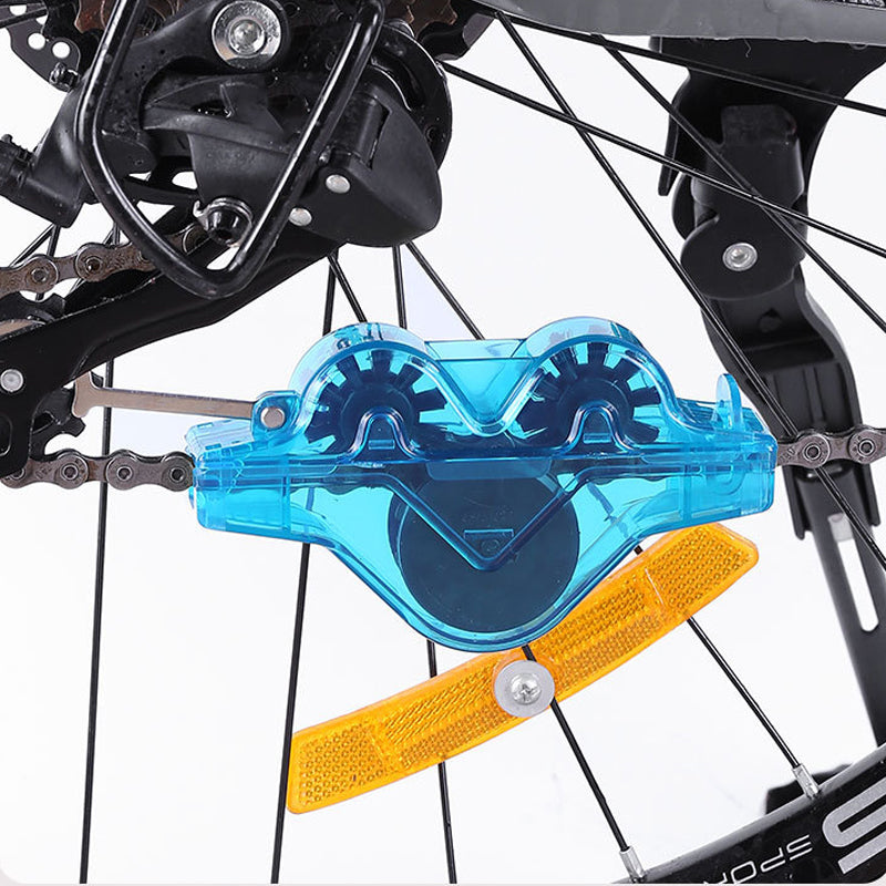 Bike Chain Scrubber – Deep Grease Removal, Cleans Internal Links & Easy-to-Use Ergonomic Design