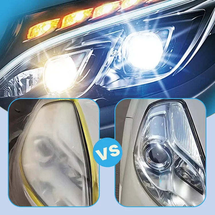 Car Headlight Restoration Cleaner Set