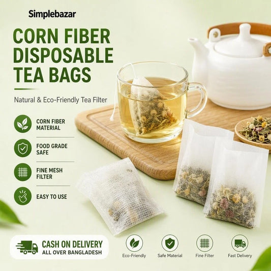 Corn fiber tea bags - disposable tea bags
