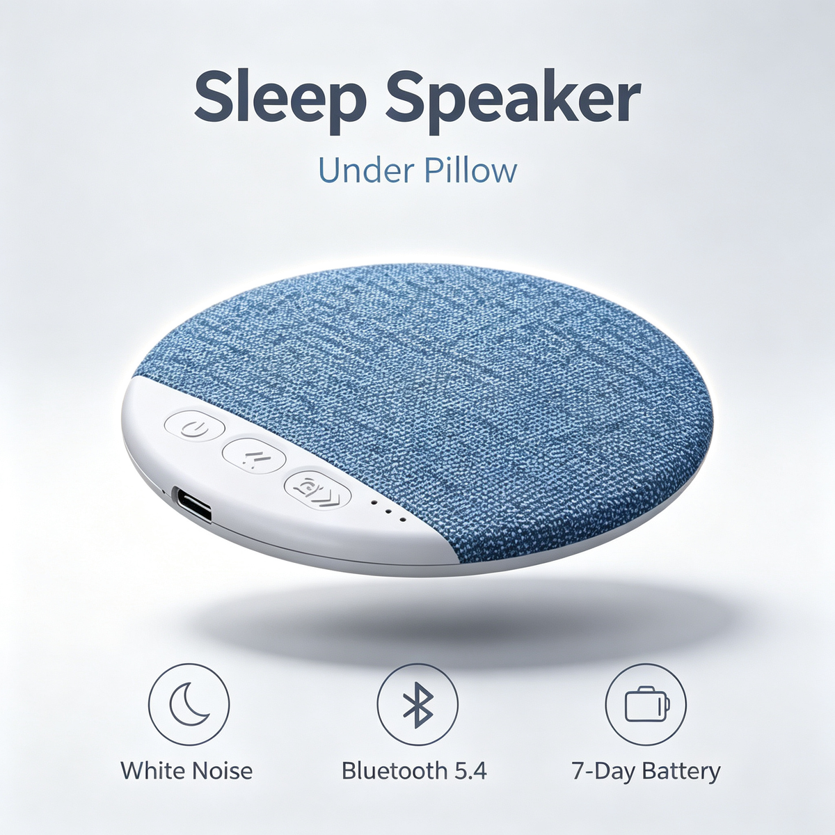 Ultra-Thin Under Pillow Sleep Speaker