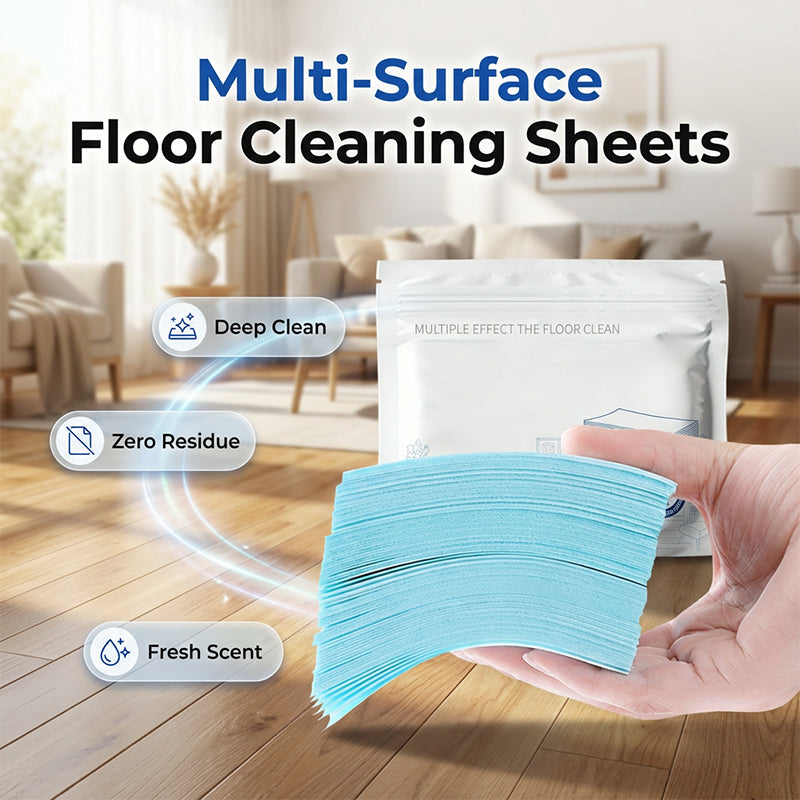 Water‑Soluble Floor Sheets – Just drop in water, no measuring. Cleans & shines all floors. Safe & streak‑free. 60 sheets pack. Your daily helper. 🧹💧