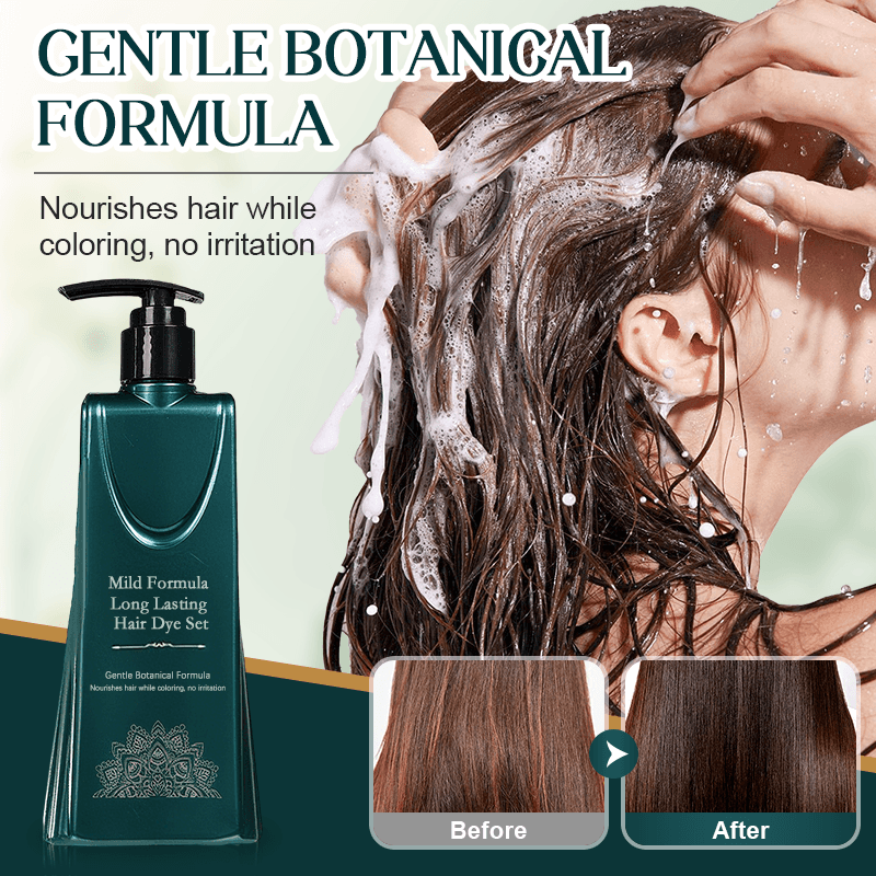 Gentle formula for long-lasting hair dye