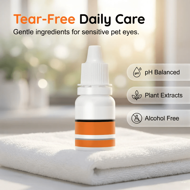 Vet-Recommended Eye Solution – Gentle Formula for Sensitive Breeds 🩺🐕 - Denna