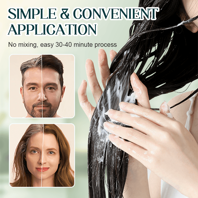 Gentle formula for long-lasting hair dye