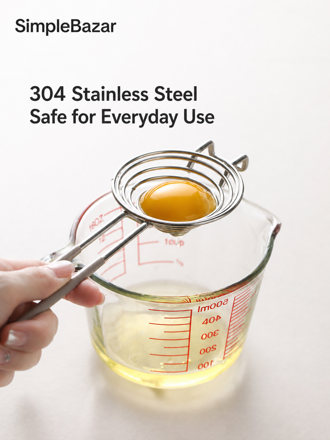 SimpleBazar 304 stainless steel egg separator