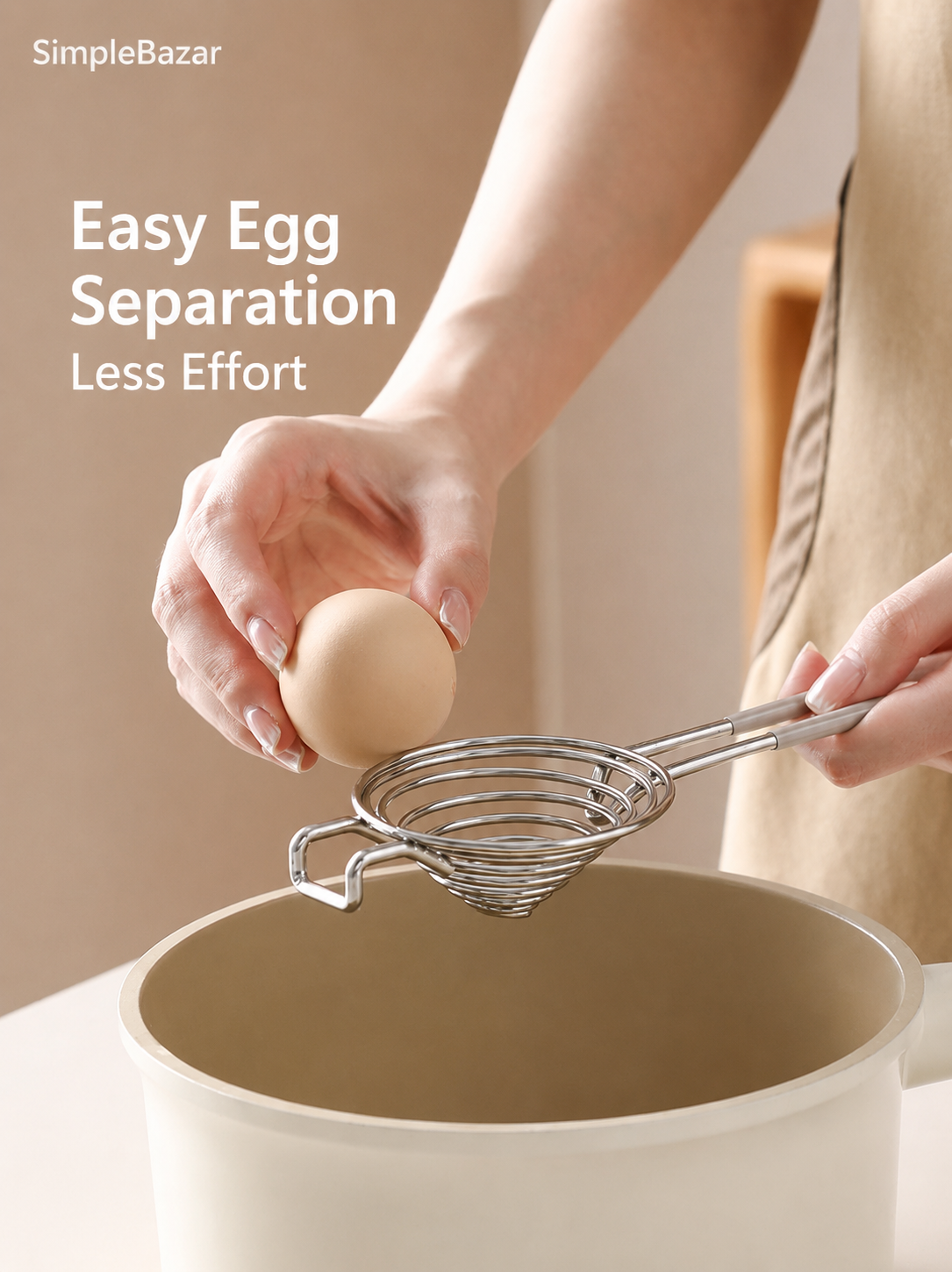 SimpleBazar egg separator for effortless use