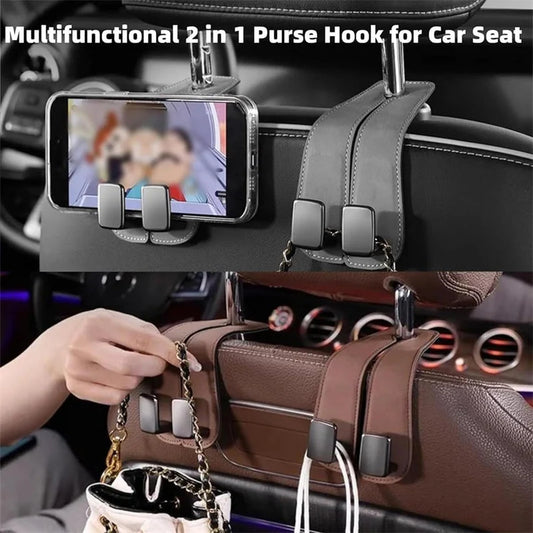 Headrest Hook – Sturdy, multi‑use & easy install